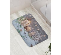 Коврик противоскользящий JoyArty "Зимние украшения" для ванной, сауны, бассейна, bath_21446