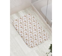 Коврик противоскользящий JoyArty "Метеоритные цветы" для ванной, сауны, бассейна, bath_17936