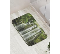 Коврик противоскользящий JoyArty "Быстрый водопад" для ванной, сауны, бассейна, bath_21800