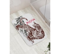 Коврик противоскользящий JoyArty "Китайский тигр" для ванной, сауны, бассейна, bath_21833