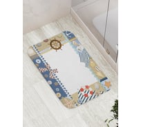 Коврик противоскользящий JoyArty "Морские мечты" для ванной, сауны, бассейна, bath_2785