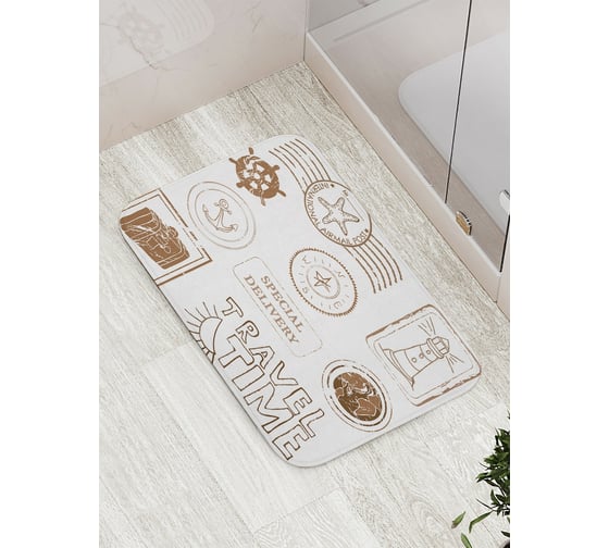 Коврик противоскользящий JoyArty "Специальная доставка" для ванной, сауны, бассейна, bath_2796 1