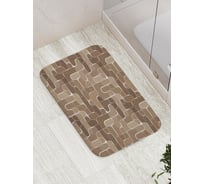 Коврик противоскользящий JoyArty "Соединения лабиринта" для ванной, сауны, бассейна, bath_29372