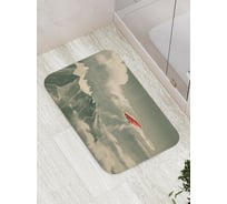 Коврик противоскользящий JoyArty "Полет над горами" для ванной, сауны, бассейна, bath_23074