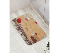 Коврик противоскользящий JoyArty "Наша любовь к тебе" для ванной, сауны, бассейна, bath_2933