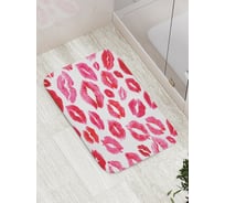 Коврик противоскользящий JoyArty "Зацелованная картина" для ванной, сауны, бассейна, bath_2846