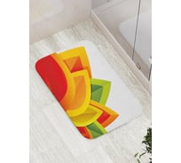 Коврик противоскользящий JoyArty "Лепестки пламени" для ванной, сауны, бассейна, bath_21915