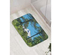 Коврик противоскользящий JoyArty "Виднеется горная вершина" для ванной, сауны, бассейна, bath_22012