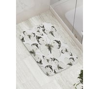 Коврик противоскользящий JoyArty "Нежные бабочки" для ванной, сауны, бассейна, bath_31007