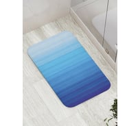 Коврик противоскользящий JoyArty "Полосатый градиент" для ванной, сауны, бассейна, bath_32271