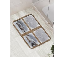 Коврик противоскользящий JoyArty "Зимний уют" для ванной, сауны, бассейна, bath_3368