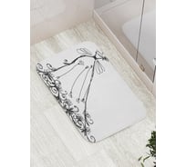 Коврик противоскользящий JoyArty "Желаемое платье" для ванной, сауны, бассейна, bath_3167
