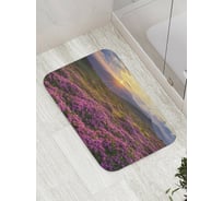 Коврик противоскользящий JoyArty "Багульник на сопках" для ванной, сауны, бассейна, bath_32921