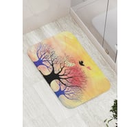Коврик противоскользящий JoyArty "Полет любви" для ванной, сауны, бассейна, bath_3388