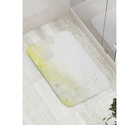 Коврик противоскользящий JoyArty "Сумеречные цветы" для ванной, сауны, бассейна, bath_34703 1