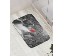 Коврик противоскользящий JoyArty "Остановка водопада" для ванной, сауны, бассейна, bath_3437