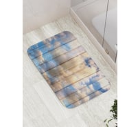 Коврик противоскользящий JoyArty "Небесный забор" для ванной, сауны, бассейна, bath_3381