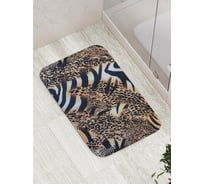 Коврик противоскользящий JoyArty "Смесь шкур" для ванной, сауны, бассейна, bath_34775
