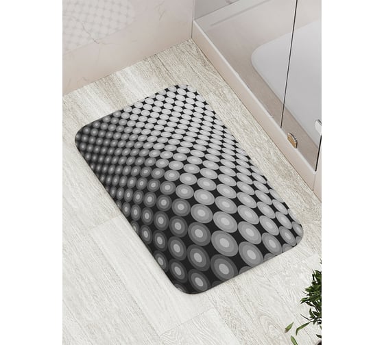 Коврик противоскользящий JoyArty "Блики кругов" для ванной, сауны, бассейна, bath_30787 1
