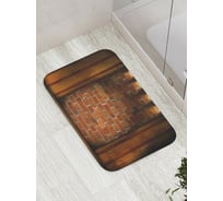 Коврик противоскользящий JoyArty "Кирпичная стена" для ванной, сауны, бассейна, bath_34816