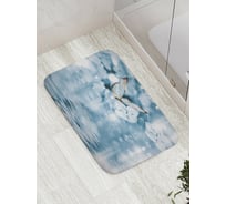 Коврик противоскользящий JoyArty "Бабочка над водой" для ванной, сауны, бассейна, bath_33960