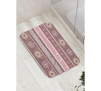 Коврик противоскользящий JoyArty "Коричневый ковер" для ванной, сауны, бассейна, bath_34767