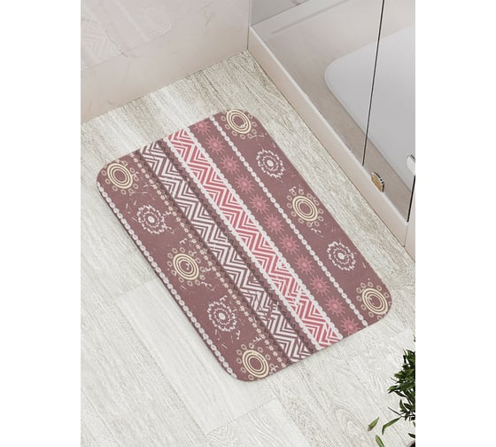 Коврик противоскользящий JoyArty "Коричневый ковер" для ванной, сауны, бассейна, bath_34767 1