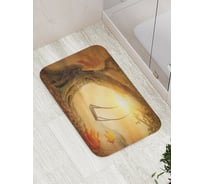 Коврик противоскользящий JoyArty "Призрачные качели" для ванной, сауны, бассейна, bath_3541