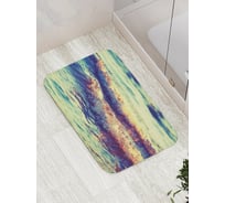 Коврик противоскользящий JoyArty "Тепло волн" для ванной, сауны, бассейна, bath_3547