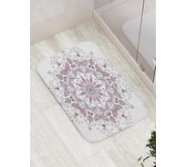 Коврик противоскользящий JoyArty "Бабочки в лепестках" для ванной, сауны, бассейна, bath_36892