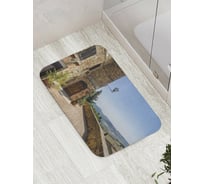 Коврик противоскользящий JoyArty "Каменная дорога" для ванной, сауны, бассейна, bath_34893