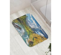 Коврик противоскользящий JoyArty "В поисках озера" для ванной, сауны, бассейна, bath_378818