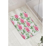 Коврик противоскользящий JoyArty "Распустившиеся пионы" для ванной, сауны, бассейна, bath_378392