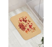 Коврик противоскользящий JoyArty "Букет из бабочек" для ванной, сауны, бассейна, bath_378435