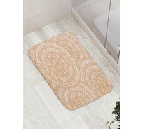 Коврик противоскользящий JoyArty "Многоточие кругов" для ванной, сауны, бассейна, bath_378411