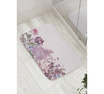 Коврик противоскользящий JoyArty "Цветы акварелью" для ванной, сауны, бассейна, bath_378488