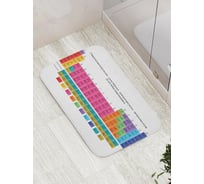 Коврик противоскользящий JoyArty "Химическая таблица" для ванной, сауны, бассейна, bath_378524