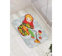 Коврик противоскользящий JoyArty "Музыкальная матрешка" для ванной, сауны, бассейна, bath_378767