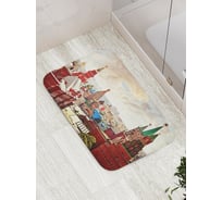 Коврик противоскользящий JoyArty "Красная площадь" для ванной, сауны, бассейна, bath_378759