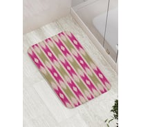 Коврик противоскользящий JoyArty "Полосы с волнистыми узорами" для ванной, сауны, бассейна, bath_4437
