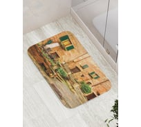 Коврик противоскользящий JoyArty "Улочка в старом городе" для ванной, сауны, бассейна, bath_4297