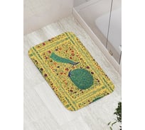 Коврик противоскользящий JoyArty "Среда для павлина" для ванной, сауны, бассейна, bath_4007