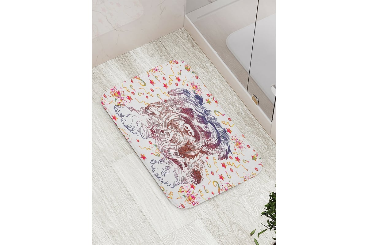 Пушистые ковры и коврики для ванной комнаты на пол | Ами Ковры