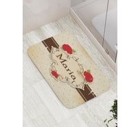 Коврик противоскользящий JoyArty "Валентинка Мария" для ванной, сауны, бассейна, bath_4465