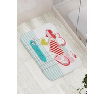 Коврик противоскользящий JoyArty "Валентинка Сара" для ванной, сауны, бассейна, bath_4461