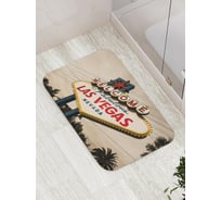 Коврик противоскользящий JoyArty "На въезде в Лас Вегас" для ванной, сауны, бассейна, bath_4742