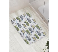 Коврик противоскользящий JoyArty "Маленькие внедорожники" для ванной, сауны, бассейна, bath_46011