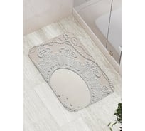 Коврик противоскользящий JoyArty "Мраморное кружево" для ванной, сауны, бассейна, bath_4756