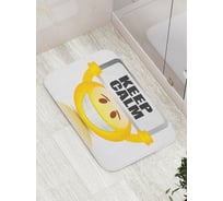 Коврик противоскользящий JoyArty "Сохраняй спокойствие" для ванной, сауны, бассейна, bath_4518