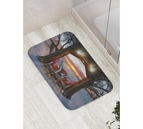 Коврик противоскользящий JoyArty "Комната в дереве" для ванной, сауны, бассейна, bath_4616